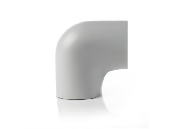 Danmat PVC GRÅ 90° bend 40 x 140 mm 